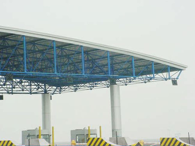 西安收费站网架工程